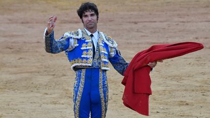Cayetano Rivera Ordóñez en la plaza de toros de Huelva el pasado 2 de agosto.