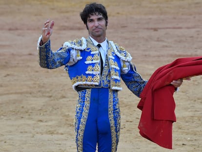 Cayetano Rivera Ordóñez en la plaza de toros de Huelva el pasado 2 de agosto.