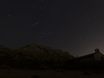 Las Perseidas vistas desde la sierra de Madrid.