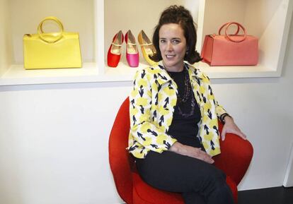 Kate Spade, en su tienda de Nueva York.