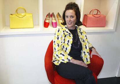 Kate Spade, en su tienda de Nueva York.