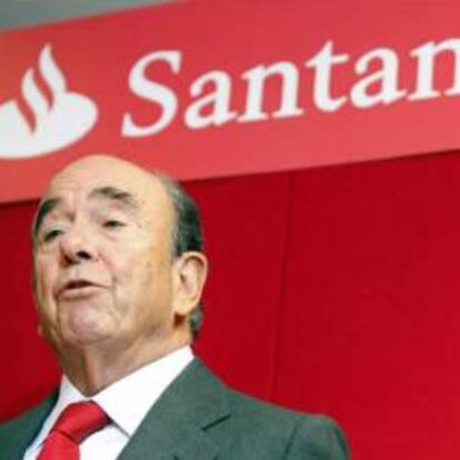 Emilio Botín, presidente del Banco Santander.