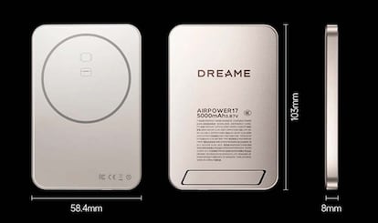 Dimensiones de la batería Dreame Air Power 17