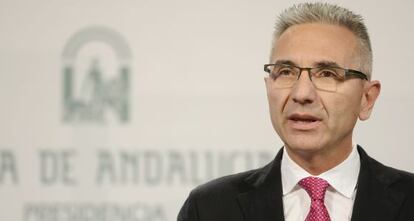 El portavoz del Gobierno andaluz, Miguel Ángel Vázquez.