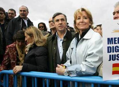 Ana Pastor, Ignacio Astarloa, Ángel Acebes y Esperanza Aguirre.