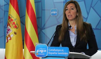 Alicia Sánchez-Camacho, presidenta del PP catalán.