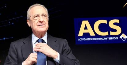 El presidente de ACS, Florentino Pérez.