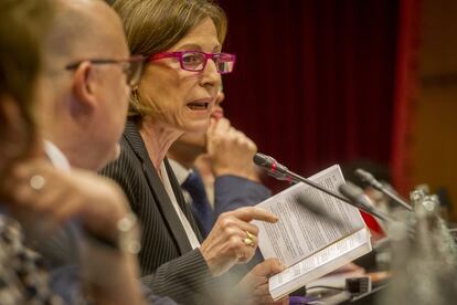 La presidenta del Parlament, Carme Forcadell. 