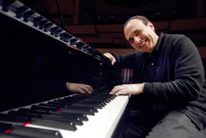 El pianista Michel Camilo, en la Sala Sinfónica del Auditorio Nacional de Música.