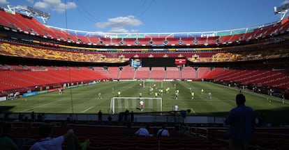 El Fedex Field Stadium, lugar donde juegan Los Washington Redskins en la NFL