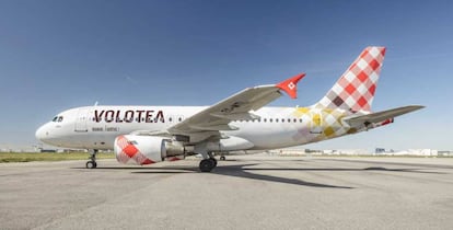 Uno de los aviones de Volotea.