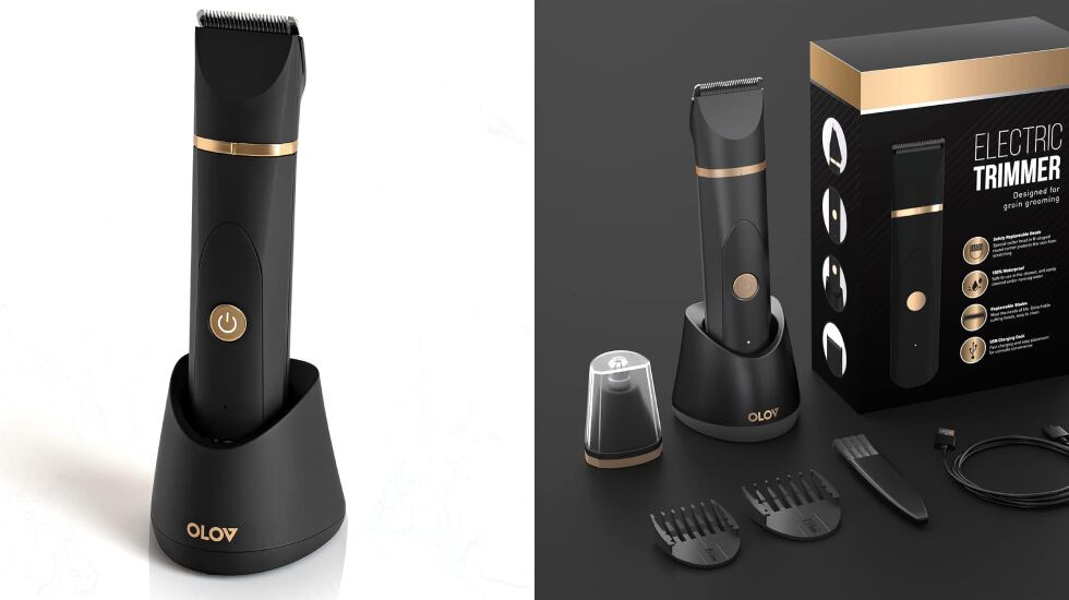 Afeitadora corporal y recargable para hombre.