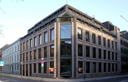 Sede del Banco de Noruega que gestiona el Norges Bank en Oslo, en una foto der archivo.
