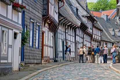 Goslar, la ciudad de la Baja Sajonia, donde ha aparecido el mensaje de hace 88 años.
