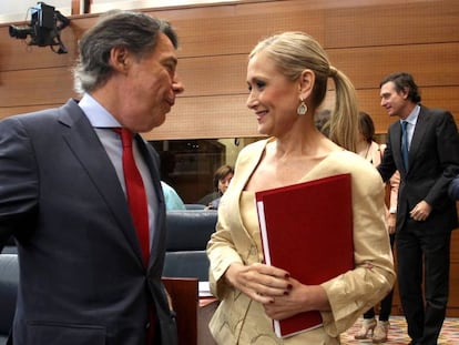 Cristina Cifuentes como Presidenta junto a Ignacio Gonz&aacute;lez. 