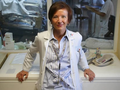 Adelina Pellicer, jefa de la Unidad de Neonatología del hospital La Paz.