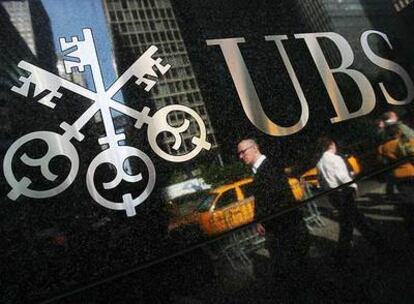 Una oficina de UBS en Nueva York.