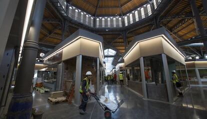 El mercat de Sant Antoni reobrirà la setmana que ve.