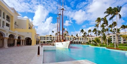 Vistas del hotel Iberostar Grand Bavaro Hotel, en Punta Cana, República Dominicana.