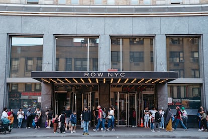 Vista del Hotel Roosevelt en Nueva York.