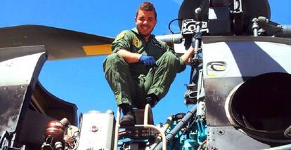 Jhonander Ojeda Alemán, sargento de Ejército del Aire, en una foto que publicó en Facebook.