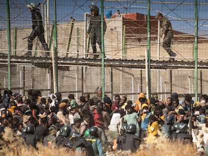 Salto a la valla de Melilla