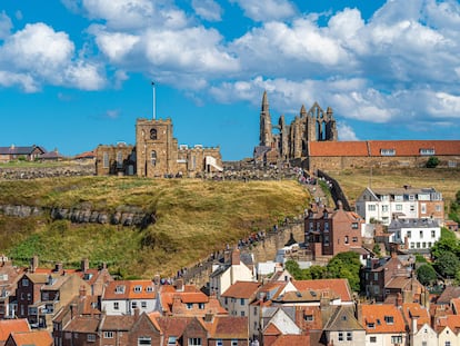 El pueblo de Whitby, en el condado de Yorkshire.