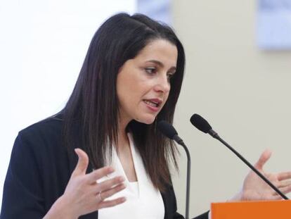 Ines Arrimadas, presidenta de Ciudadanos.