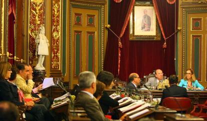 Último pleno del Ayuntamiento de Bilbao.