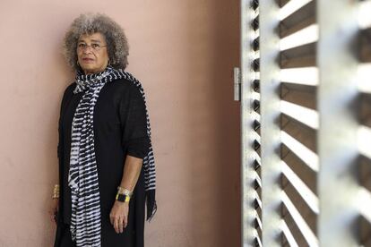 Angela Davis en Barcelona.