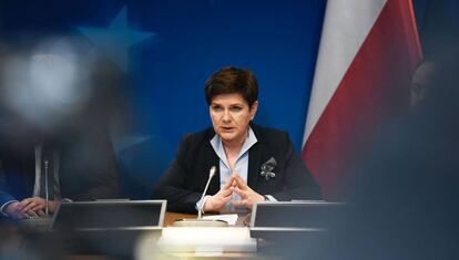 La primera ministra polaca, Beata Szydlo.