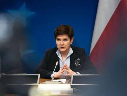 La primera ministra polaca, Beata Szydlo. 