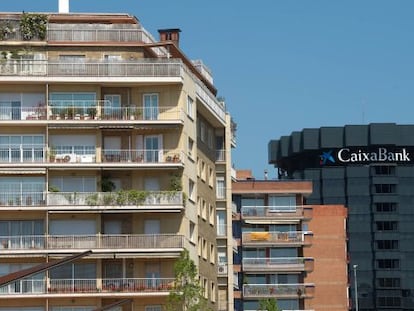 La sede de Caixabank, en Barcelona.
