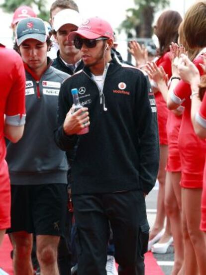 Hamilton, en Corea.