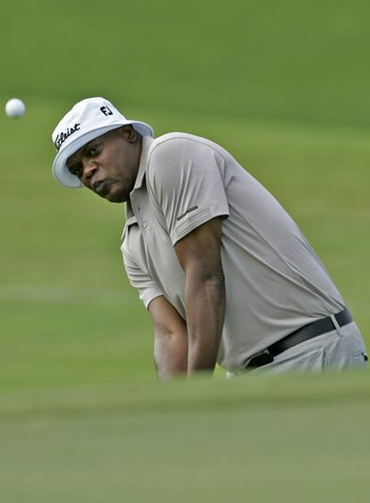 El actor Samuel L. Jackson es aficionado al golf. Y se toma su afición muy en serio. Esta semana ha participado en campeonato Mercedes-Benz de Kapalua, Hawaii.