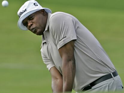 El actor Samuel L. Jackson es aficionado al golf. Y se toma su afición muy en serio. Esta semana ha participado en campeonato Mercedes-Benz de Kapalua, Hawaii.