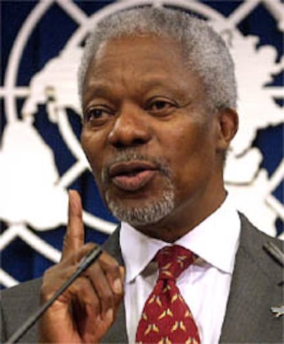 El secretario general de la ONU Kofi Annan en una imagen de archivo