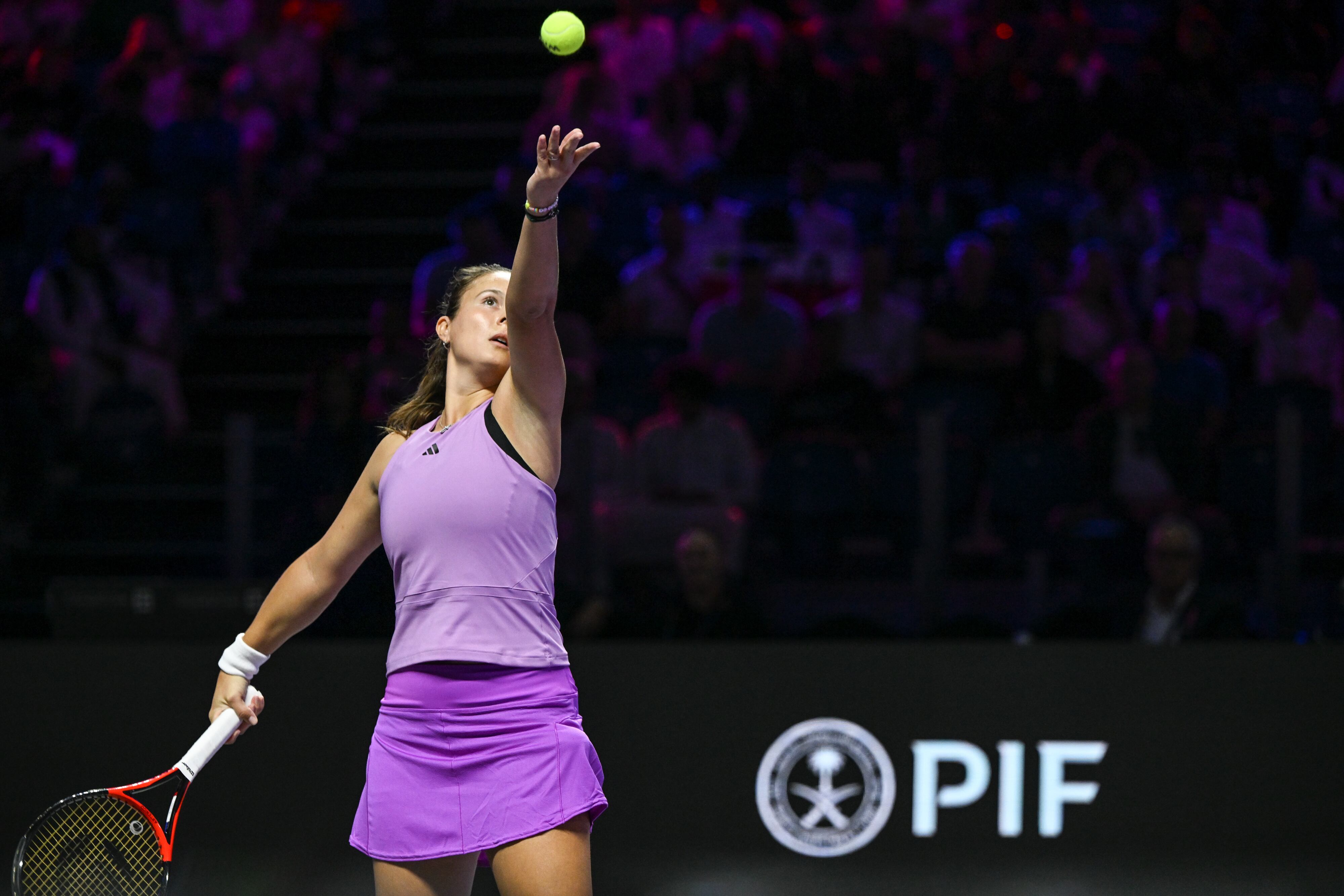 Kasatkina, durante la última Copa de Maestras en Riad.