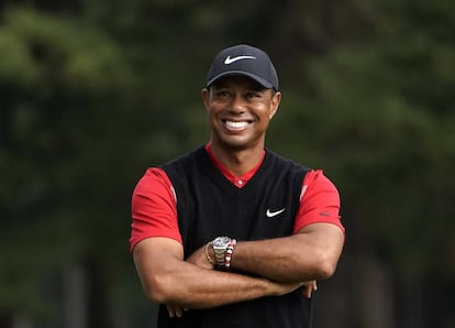 Tiger, tras su victoria en Japón.