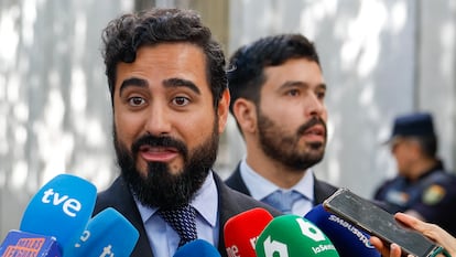 El eurodiputado Luis Pérez Fernández, conocido como Alvise, el 21 de junio de 2025 en Madrid.