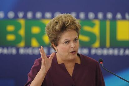 En la imagen, la presidente brasile&ntilde;a, Dilma Rousseff.