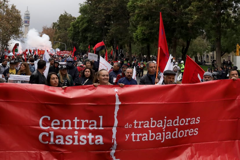 Las protestas en el Día del Trabajo en América, en imágenes | Fotos ...