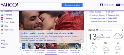 Portal de noticias de Yahoo! en España.