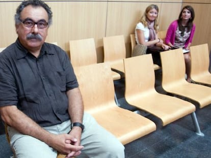 Faustino Villoria, en el juzgado.