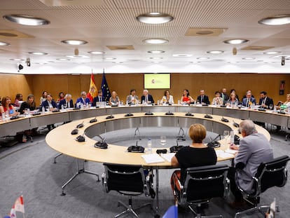 Reunión en  Madrid del Consejo de Política Fiscal y Financiera en julio de 2022.