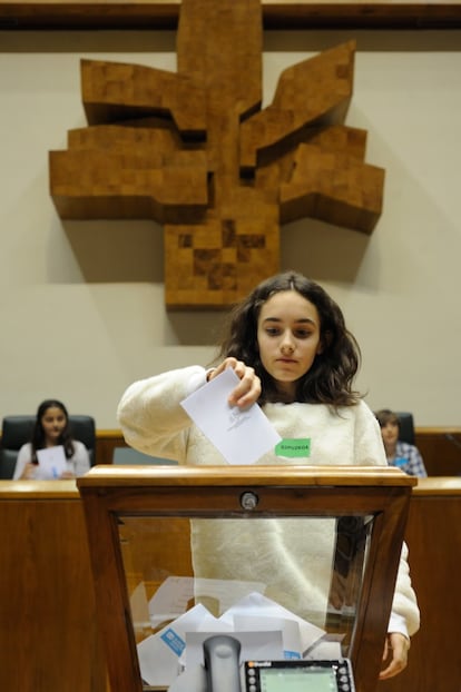 El momento de las votaciones.