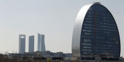 Nueva sede del BBVA en el barrio de Las Tablas de Madrid.