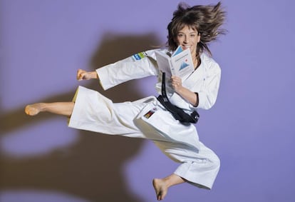 La karateka Sandra Sánchez. 