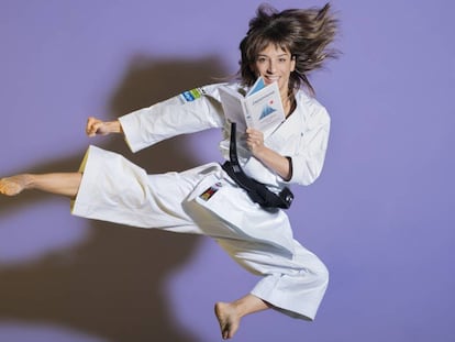 La karateka Sandra Sánchez. 