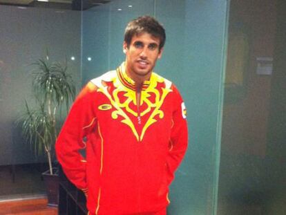 Javi Martínez luce el chándal